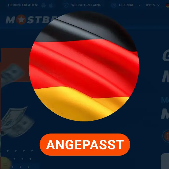 Mostbet ist für Spieler aus Deutschland geeignet