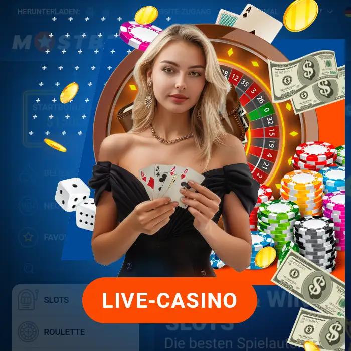 Spielen Sie im Live-Casino auf der Mostbet-Plattform