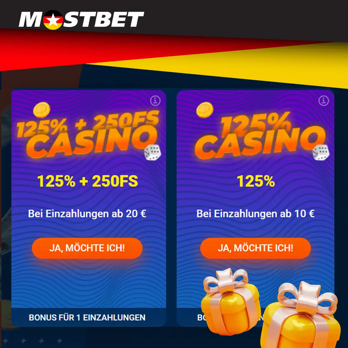 Mostbet Willkommensbonus Übersicht